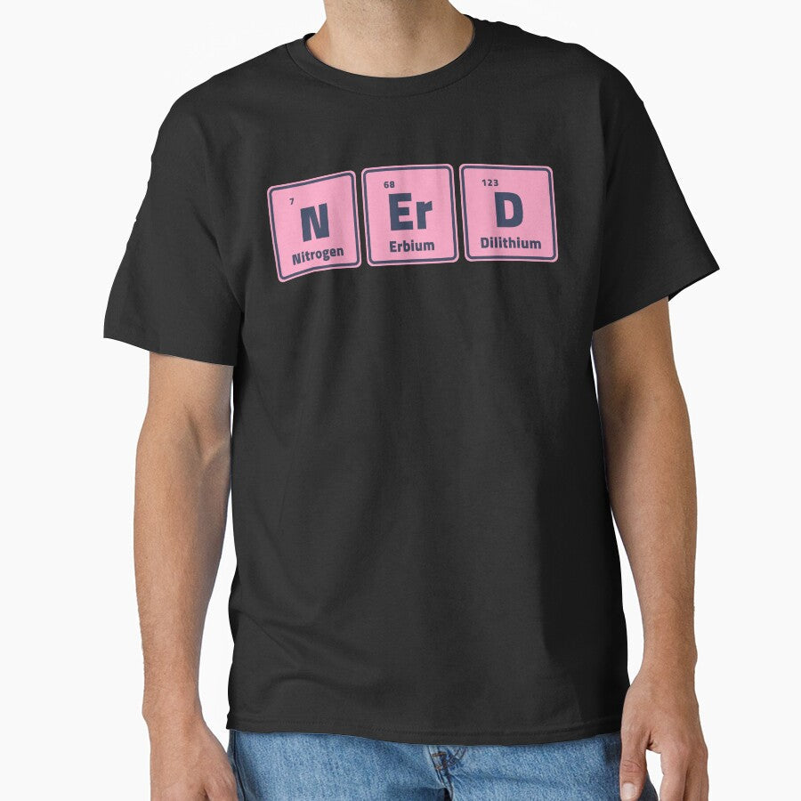 Nerd Periodic Table Elements by m95sim - Adult & Kids T-Shirts, Sweatshirts & Hoodies apparel design preview 1