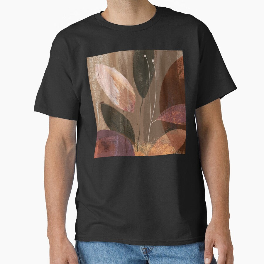 Boho Chic Spicy Cinnamon Earth Tones Abstract Designs - Adult & Kids T-Shirts, Sweatshirts & Hoodies apparel design preview 1