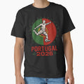 Team Portugal Flag Soccer Player 2026 T-Shirt - Trendy Graphic Unisex - T-Shirt, Sweatshirt, Hoodie