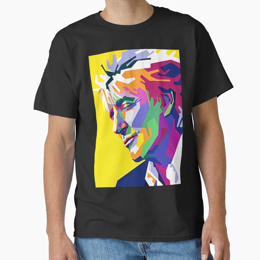 Awesome Colorful Rod Stewart T-Shirt - Graphic Print Unisex - T-Shirt, Sweatshirt, Hoodie
