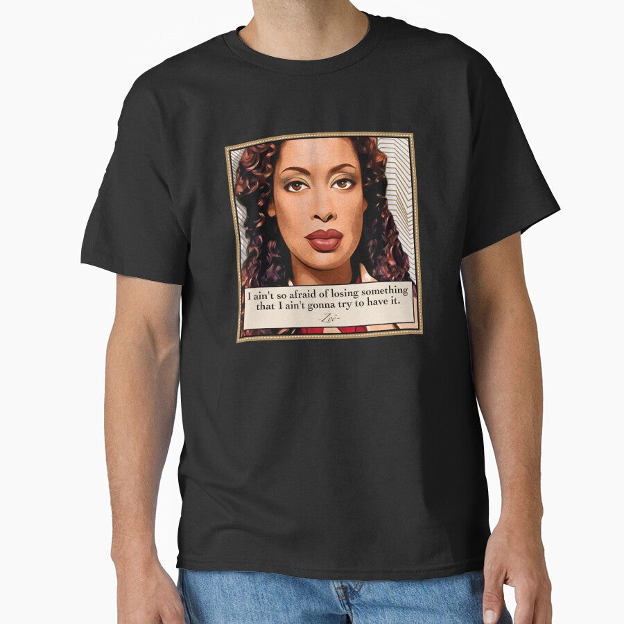 Firefly Zoe Portrait with Gonna Try To Have It Quote - Adult & Kids T-Shirts, Sweatshirts & Hoodies apparel design preview 1