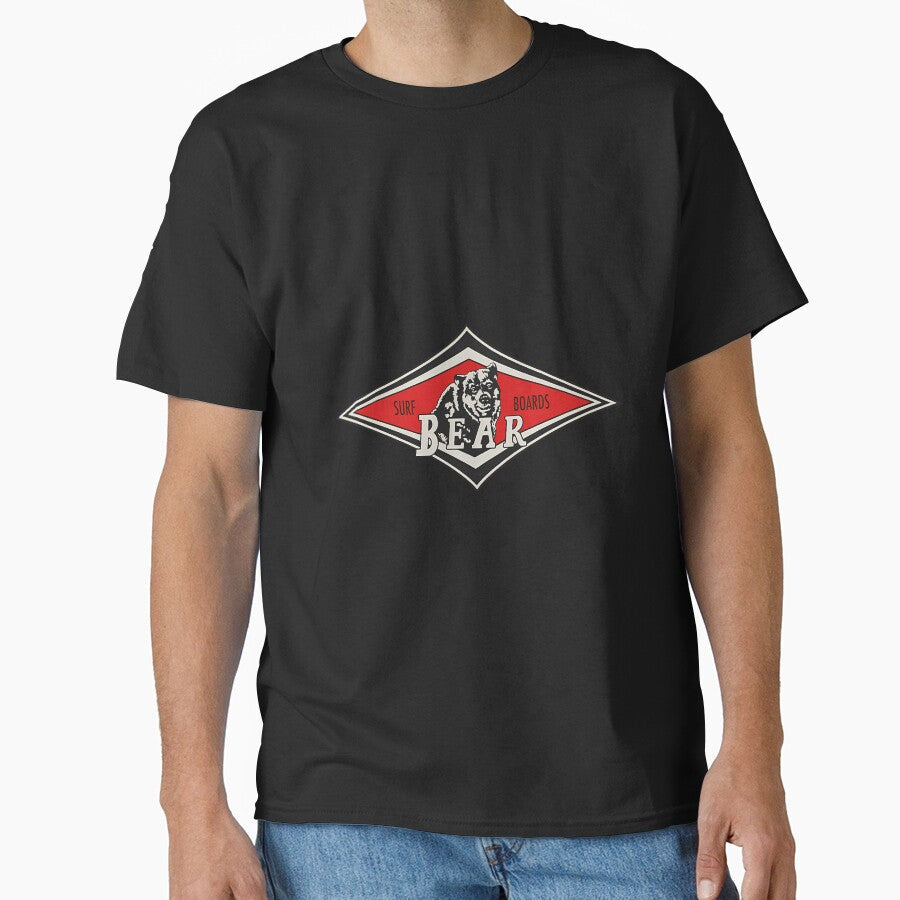 Vintage Surfing Bear Big Wednesday Cult Surfboard Red - Adult & Kids T-Shirts, Sweatshirts & Hoodies apparel design preview 1