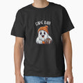 Football Game Day Ghost Halloween T-Shirt - Aesthetic Graphic Unisex - T-Shirt, Sweatshirt, Hoodie