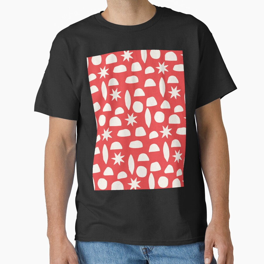 BOHO HENRI MATISSE CHARCOAL VINTAGE RED by - Adult & Kids T-Shirts, Sweatshirts & Hoodies apparel design preview 1
