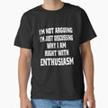 Funny Sarcastic Humor I'm Not Arguing, Just - Adult & Kids T-Shirts, Sweatshirts & Hoodies apparel design preview 1