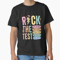 Rock the Test Student Exam Motivation by KroghDs - Adult & Kids T-Shirts, Sweatshirts & Hoodies apparel design preview 1