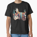 A charming llama wearing boho-inspired blanket by - Adult & Kids T-Shirts, Sweatshirts & Hoodies apparel design preview 1