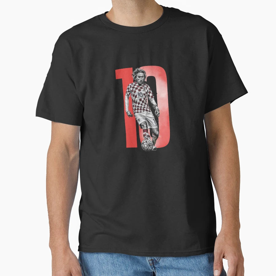 Luka Modric Art T-Shirt - Trendy Graphic Unisex - T-Shirt, Sweatshirt, Hoodie