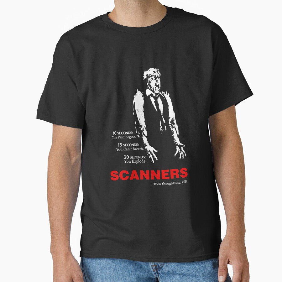 Scanners Ead Ringers Halloween Horror movie scifi - Adult & Kids T-Shirts, Sweatshirts & Hoodies apparel design preview 1