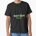 Don't Quit Do It Workout by rezze - Adult & Kids T-Shirts, Sweatshirts & Hoodies apparel design preview 1