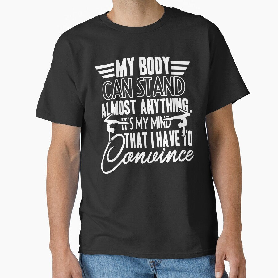 Yoga My Body Can Stand Almost Anything by - Adult & Kids T-Shirts, Sweatshirts & Hoodies apparel design preview 1