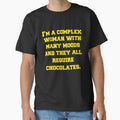 Funny Sarcastic Saying I'm A Complex Woman With Many - Adult & Kids T-Shirts, Sweatshirts & Hoodies apparel design preview 1