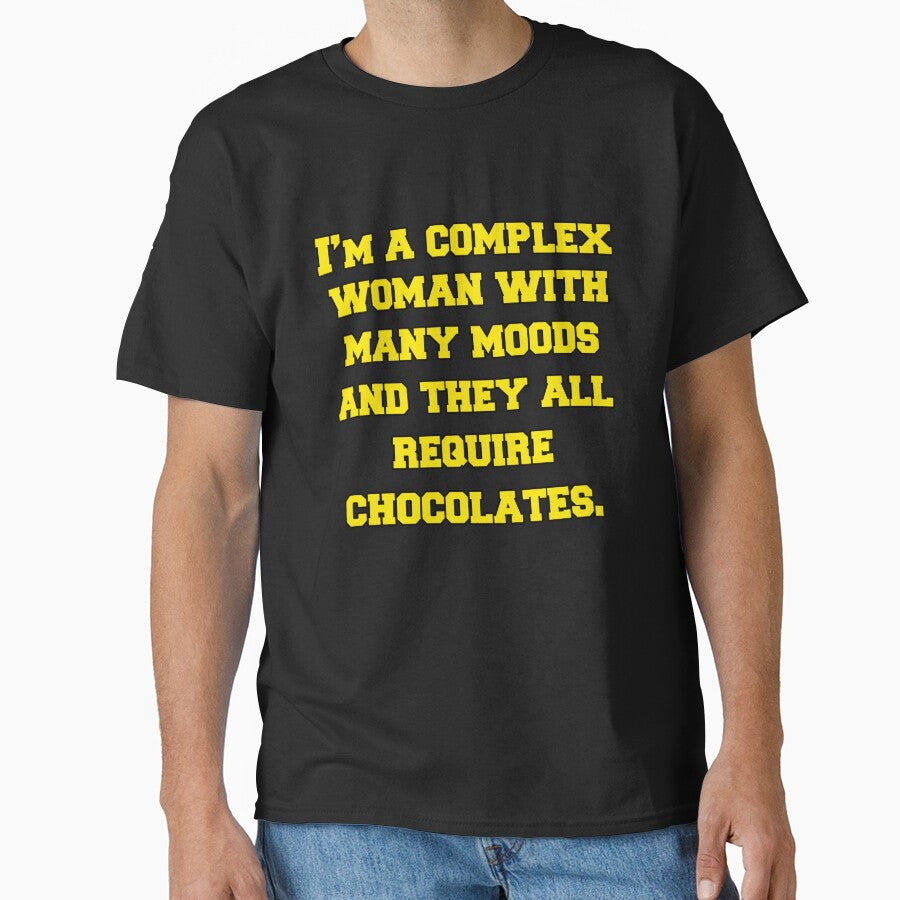 Funny Sarcastic Saying I'm A Complex Woman With Many - Adult & Kids T-Shirts, Sweatshirts & Hoodies apparel design preview 1