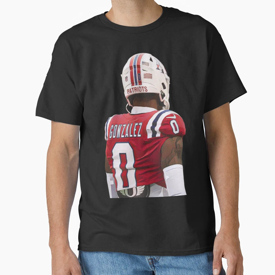 Christian Gonzalez Football Gear T-Shirt - Fun Novelty Design for Adults - T-Shirt, Sweatshirt, Hoodie