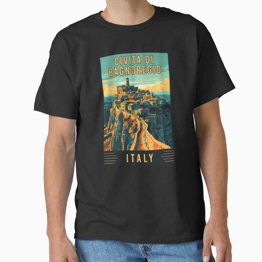 Experience the Enchantment of Civita di Bagnoregio, - Adult & Kids T-Shirts, Sweatshirts & Hoodies apparel design preview 1