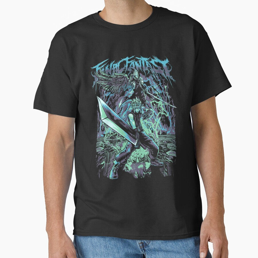 Final Fantasy Fan by RaymondRochers - Adult & Kids T-Shirts, Sweatshirts & Hoodies apparel design preview 1