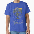 HAPPY HANUKKAH by ARFC007 - Adult & Kids T-Shirts, Sweatshirts & Hoodies apparel design preview 1