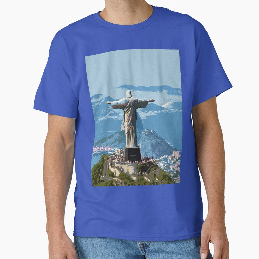 Travel Posters_Visit Rio de Janeiro_Bazil. by - Adult & Kids T-Shirts, Sweatshirts & Hoodies apparel design preview 1