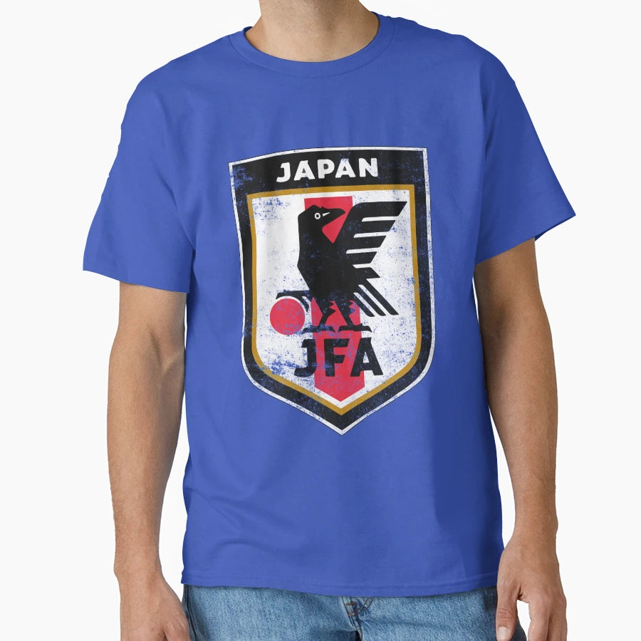 Japan Soccer Flag Team Support Gift T-Shirt - Fun Novelty Design Men Women - T-Shirt, Sweatshirt, Hoodie