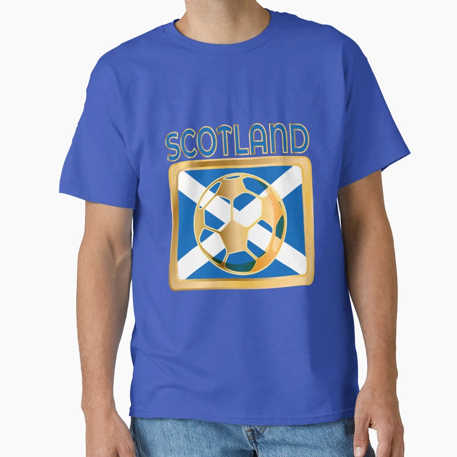 Scotland Football T-Shirt - Custom Art Print Unisex - T-Shirt, Sweatshirt, Hoodie