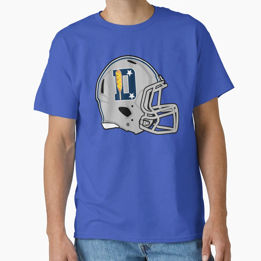 Dallas Corn Dogs Modern Helmet T-Shirt - Graphic Print Men Women - T-Shirt, Sweatshirt, Hoodie