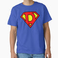 Letter D Super Letter Vol 1 T-Shirt - Novelty Apparel Men Women - T-Shirt, Sweatshirt, Hoodie
