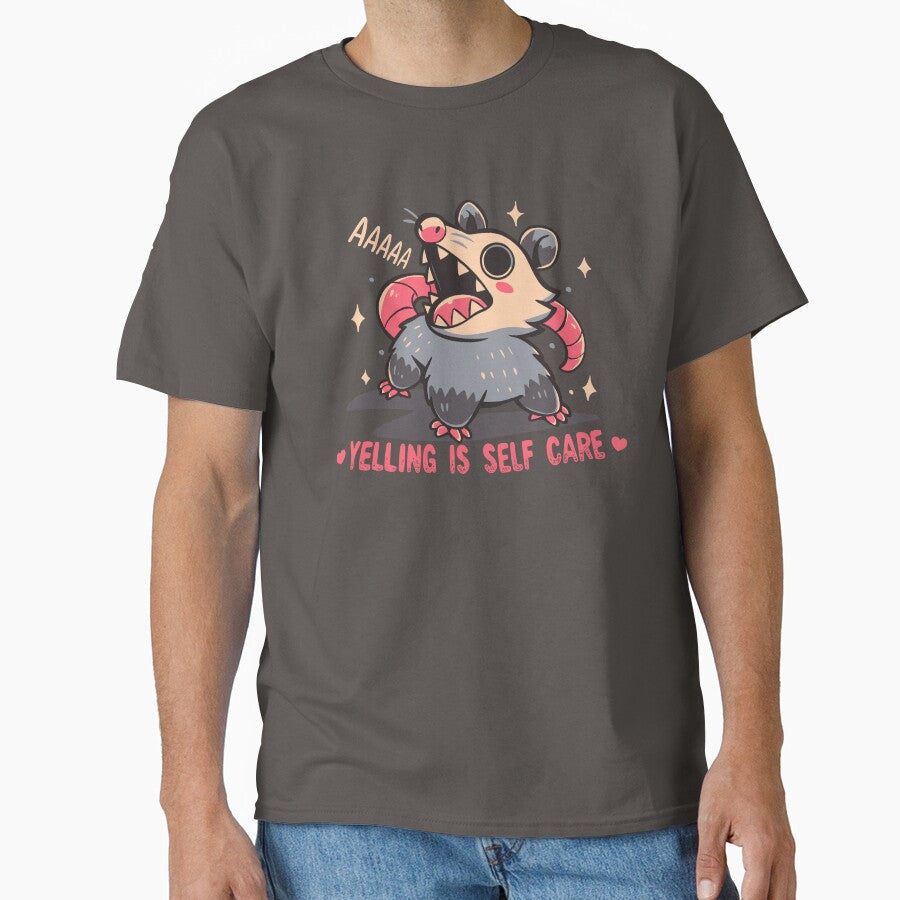 Yelling is Self Care by TechraNova - Adult & Kids T-Shirts, Sweatshirts & Hoodies apparel design preview 1