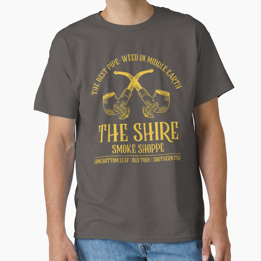 The Shire Smoke Shoppe by magicdecor - Adult & Kids T-Shirts, Sweatshirts & Hoodies apparel design preview 1