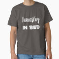 Namast'ay in Bed yoga top by PetrKad - Adult & Kids T-Shirts, Sweatshirts & Hoodies apparel design preview 1