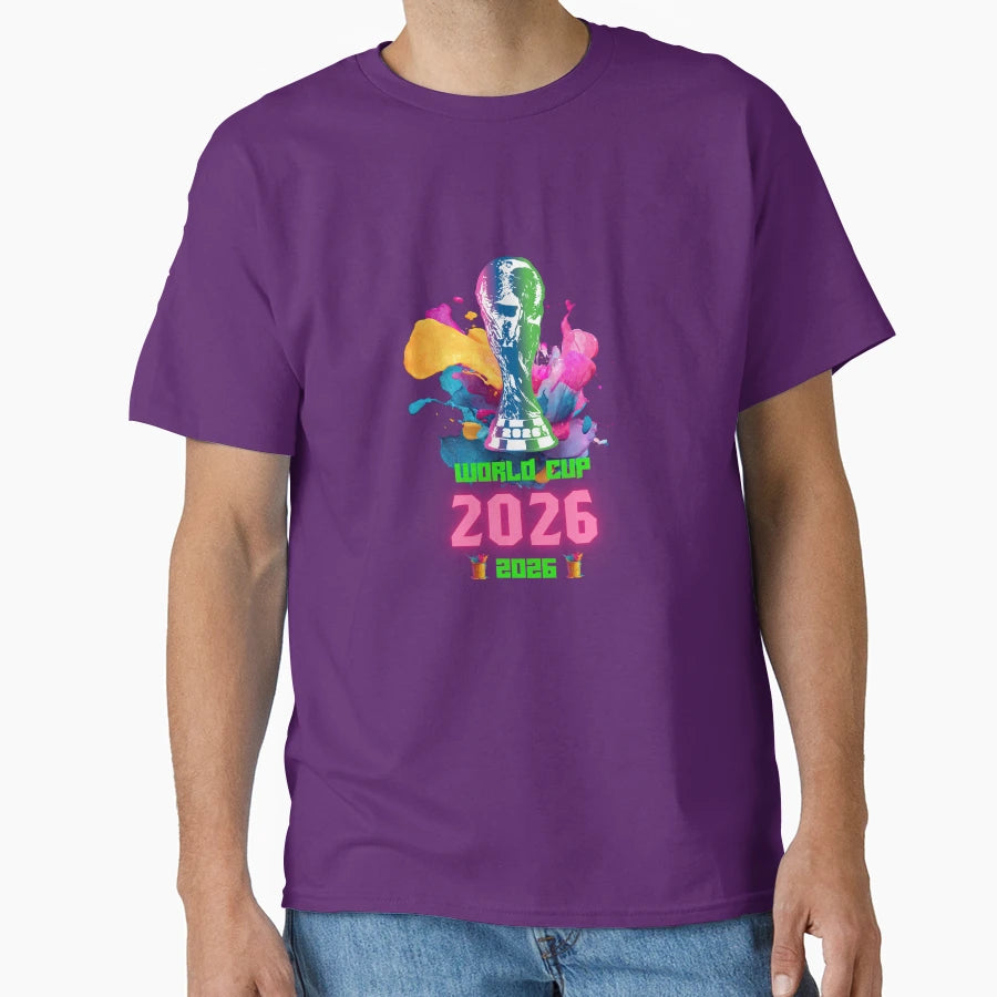 World Cup 2026 Soccer Tournament T-Shirt - Fun Novelty Design for Adults - T-Shirt, Sweatshirt, Hoodie