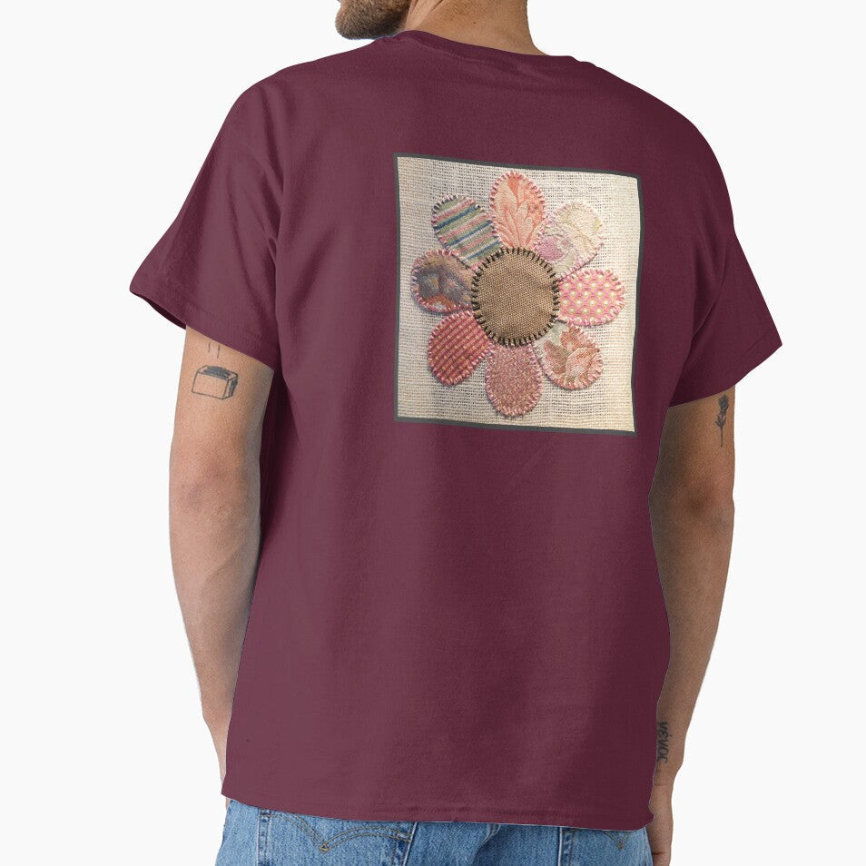 Excerpt from 3 Flowers #1-Pink Flower by ErinBrieArt - Adult & Kids T-Shirts, Sweatshirts & Hoodies apparel design preview 1