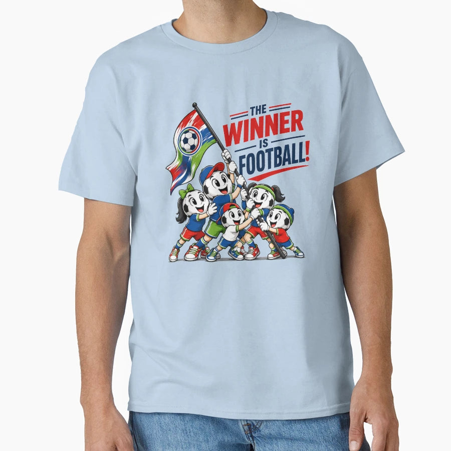 Football Is Winner T-Shirt - Unique Graphic Unisex - T-Shirt, Sweatshirt, Hoodie