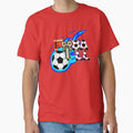 Football Typography Art Soccer Ball T-Shirt - Aesthetic Graphic Unisex - T-Shirt, Sweatshirt, Hoodie