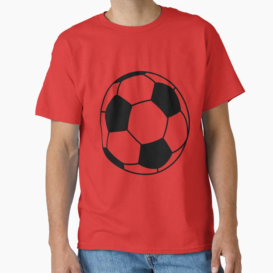 Red Soccer Football Fan Team And Coach T-Shirt - Unique Graphic Men Women - T-Shirt, Sweatshirt, Hoodie
