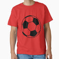 Red Soccer Football Fan Team And Coach T-Shirt - Unique Graphic Men Women - T-Shirt, Sweatshirt, Hoodie