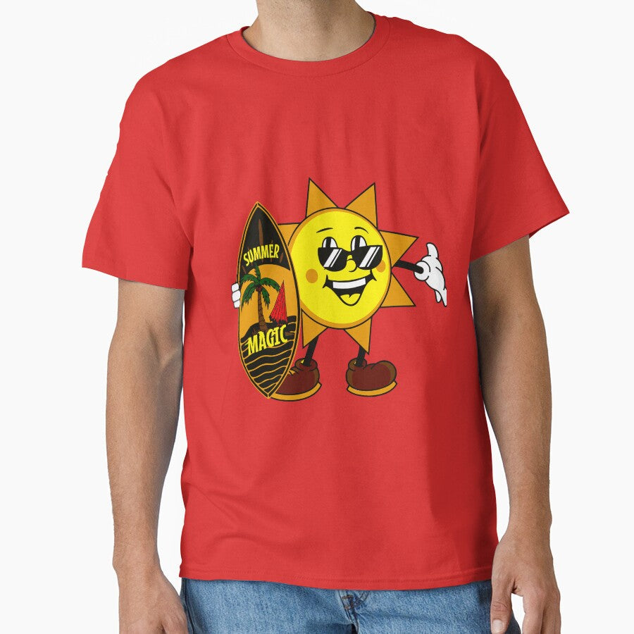 Cool Surfing sun by Right-Fit27 - Adult & Kids T-Shirts, Sweatshirts & Hoodies apparel design preview 1