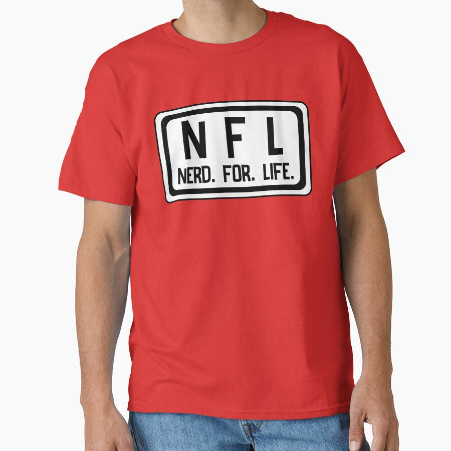 Nerd For Life! Wear it proud lol! by Becca C. Smith - Adult & Kids T-Shirts, Sweatshirts & Hoodies apparel design preview 1