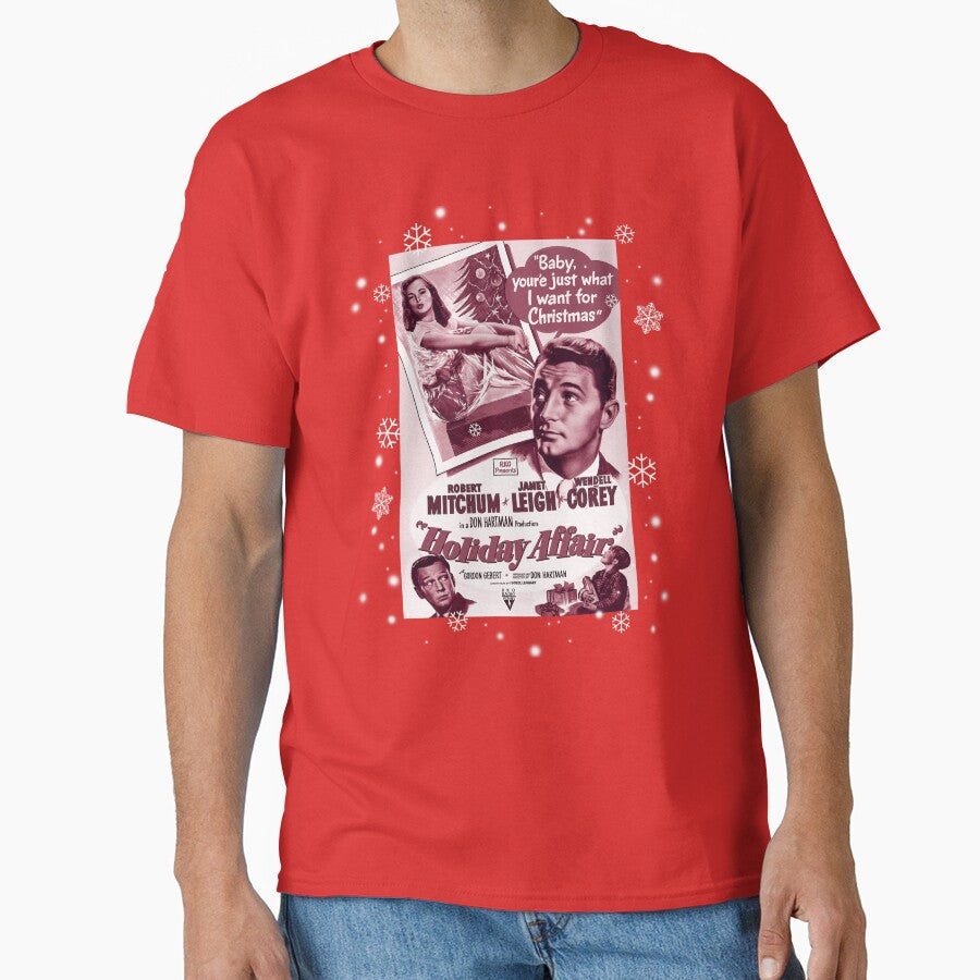 Holiday Affair Festive Pink by Normbot2000 - Adult & Kids T-Shirts, Sweatshirts & Hoodies apparel design preview 1