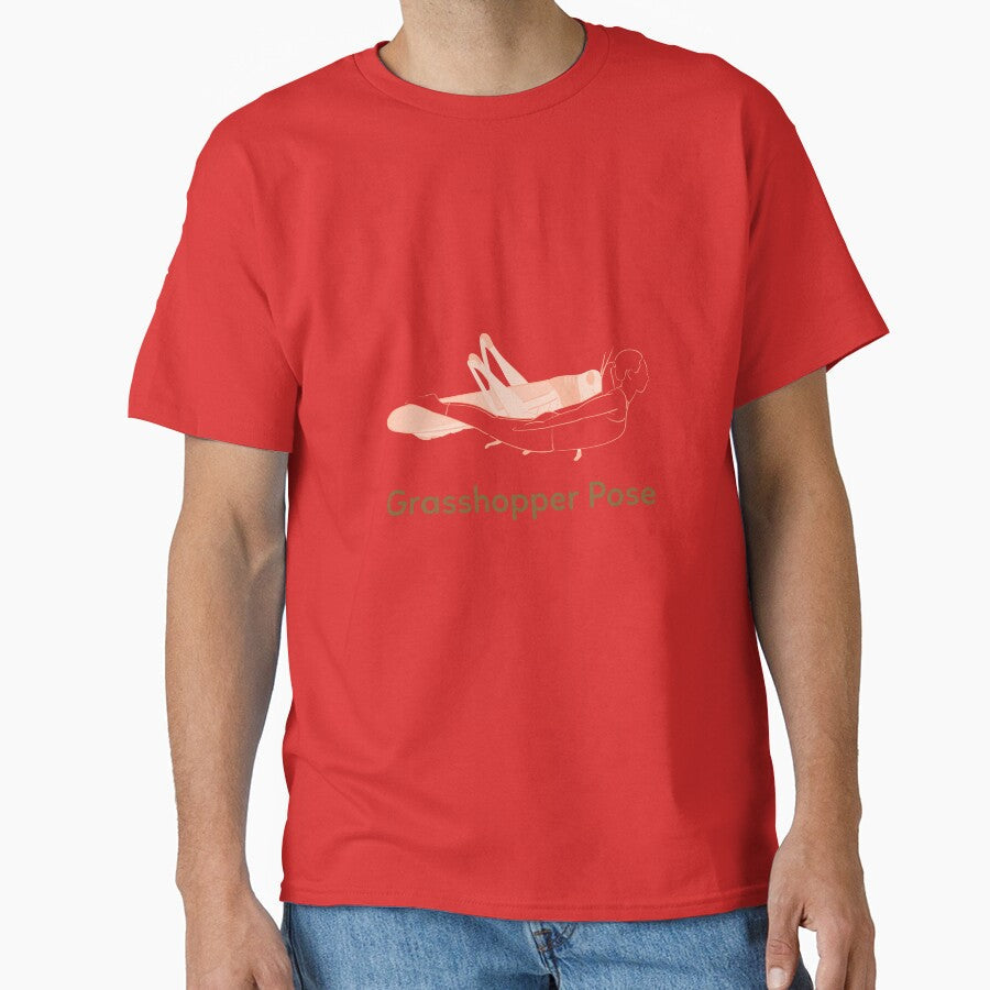Yoga Grasshopper Pose by WellspringXflow - Adult & Kids T-Shirts, Sweatshirts & Hoodies apparel design preview 1