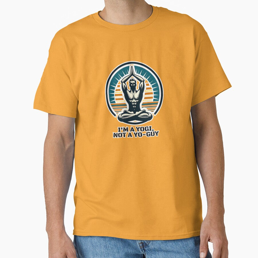 I'm a yogi, not yo-guy by DShirtRepublic - Adult & Kids T-Shirts, Sweatshirts & Hoodies apparel design preview 1