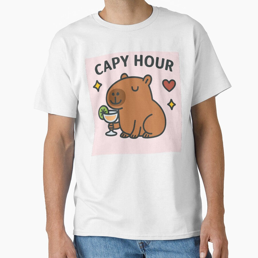 Capy Hour by Lotus Love Tarot - Adult & Kids T-Shirts, Sweatshirts & Hoodies apparel design preview 1