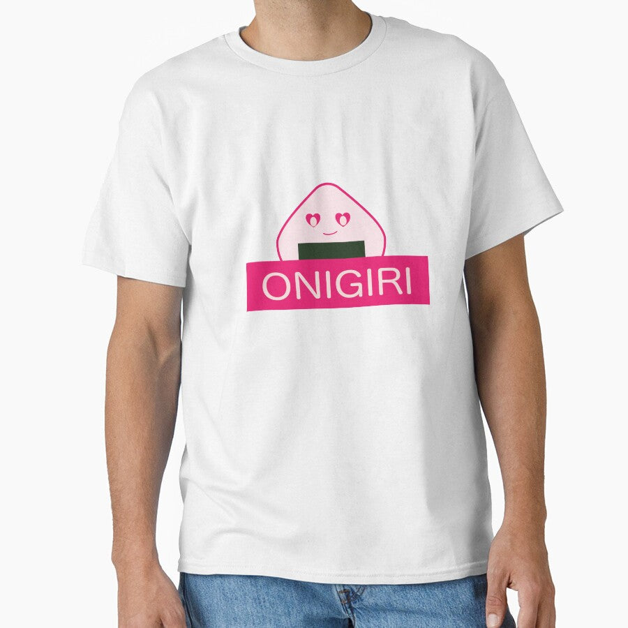 Kawaii Japanese Onigiri Character by M3G4MERCH - Adult & Kids T-Shirts, Sweatshirts & Hoodies apparel design preview 1
