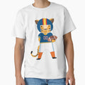 Cartoon Animals Sports Tiger Football T-Shirt - Streetwear Style Unisex - T-Shirt, Sweatshirt, Hoodie