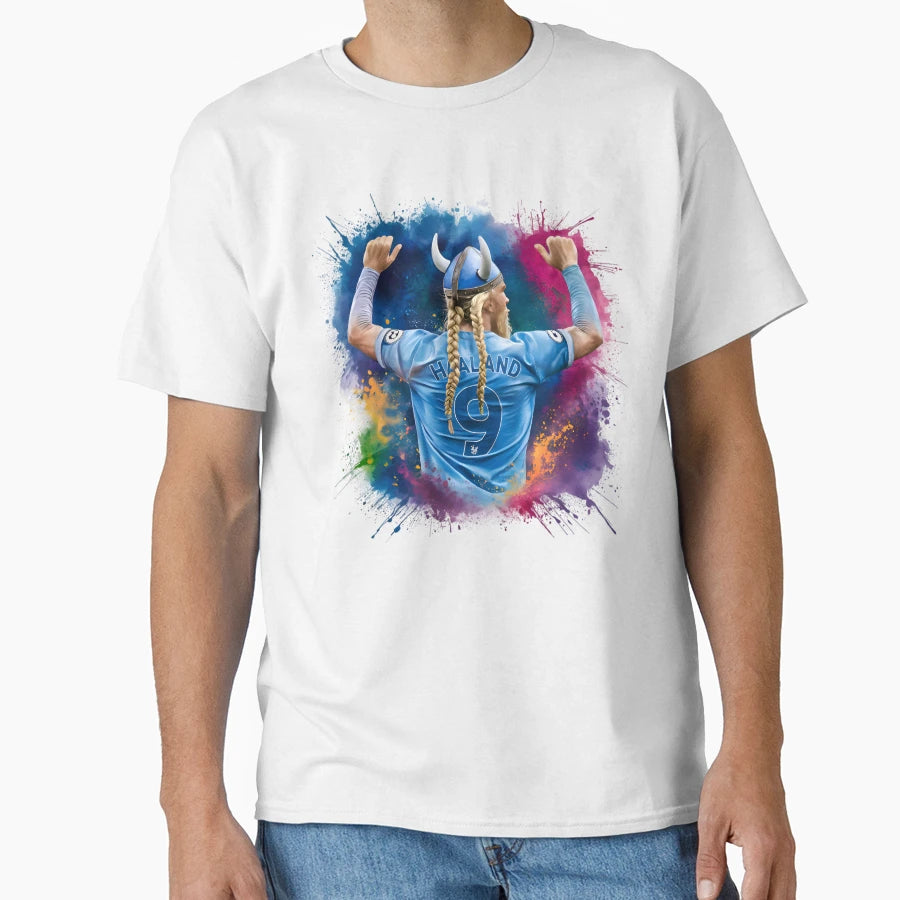 Erling Haland Viking T-Shirt - Novelty Apparel Unisex - T-Shirt, Sweatshirt, Hoodie
