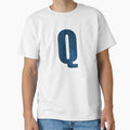 Letter Q Stars Sky Monogram Art T-Shirt - Streetwear Style for Adults - T-Shirt, Sweatshirt, Hoodie