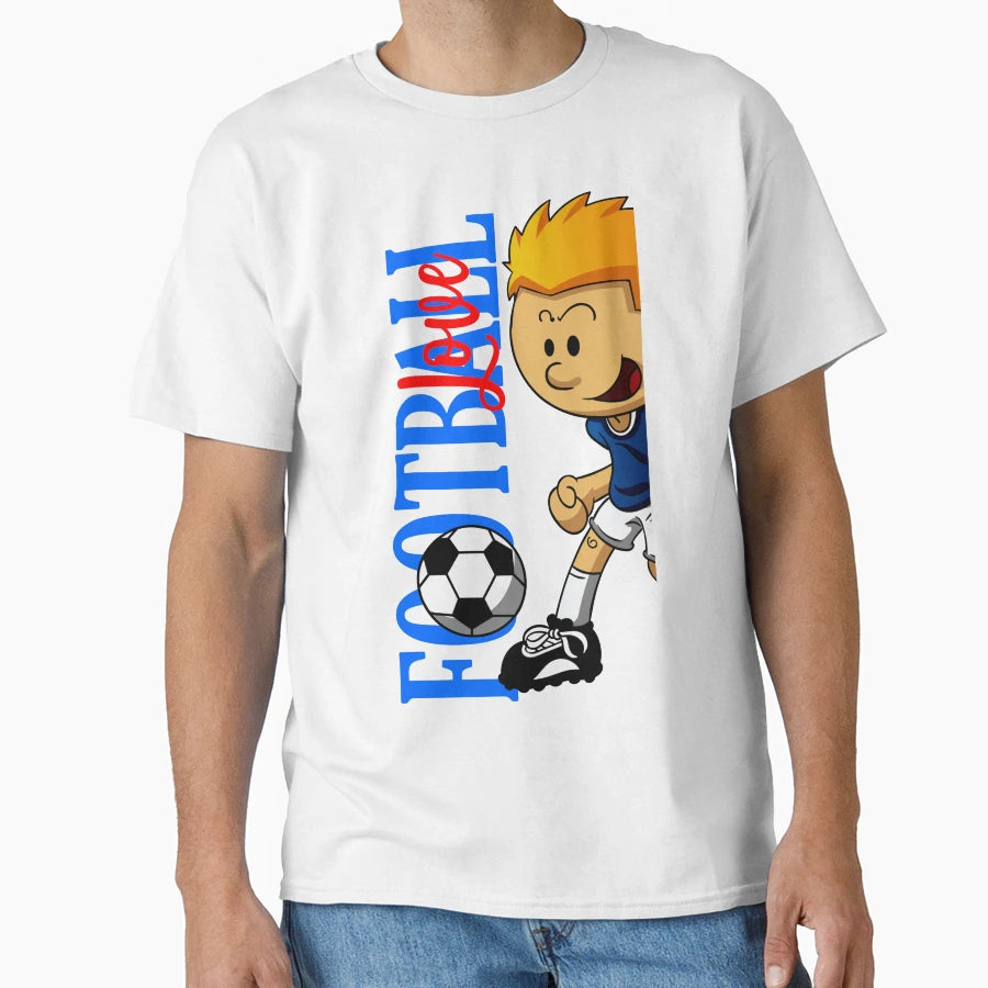 Football Love 03 T-Shirt - Casual Everyday Wear for Adults - T-Shirt, Sweatshirt, Hoodie