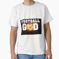 Football God T-Shirt - Minimalist Print Unisex - T-Shirt, Sweatshirt, Hoodie