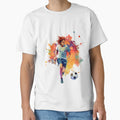 Playing Soccer Football T-Shirt - Aesthetic Graphic for Adults - T-Shirt, Sweatshirt, Hoodie