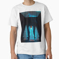 Christmas Teal Angles, Holiday Reflections, Blue - Adult & Kids T-Shirts, Sweatshirts & Hoodies apparel design preview 1