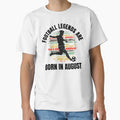 Football Legends Born August Sunset T-Shirt - Novelty Apparel Unisex - T-Shirt, Sweatshirt, Hoodie